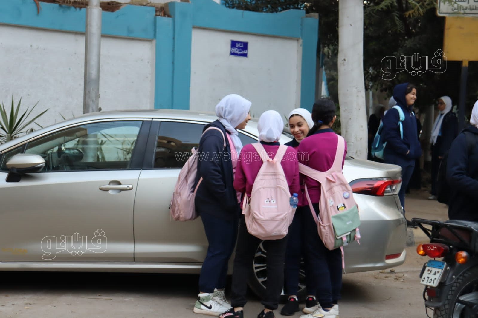  بدء توافد الطلاب علي مدارس القاهرة والجيزة (7)