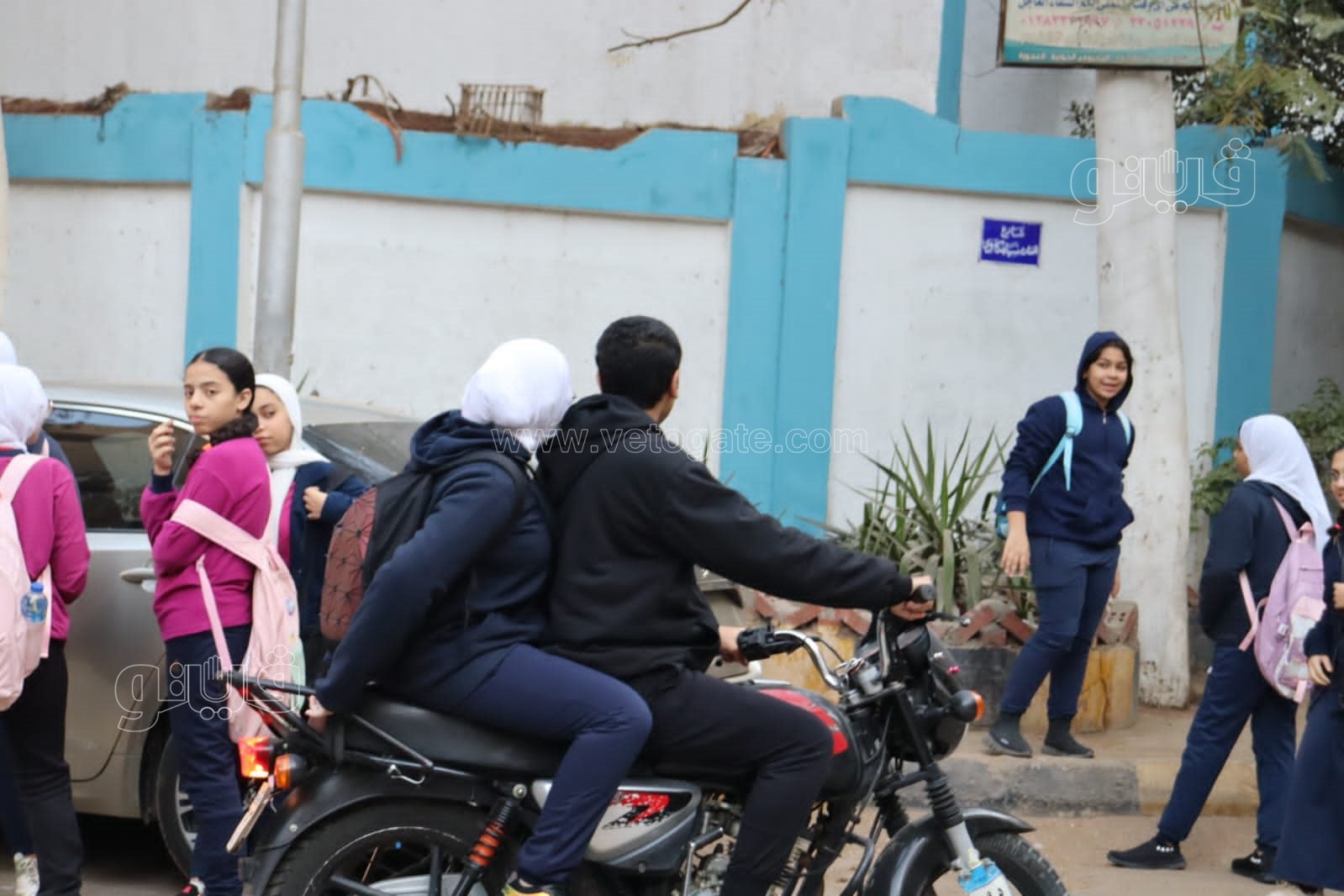  بدء توافد الطلاب علي مدارس القاهرة والجيزة (8)