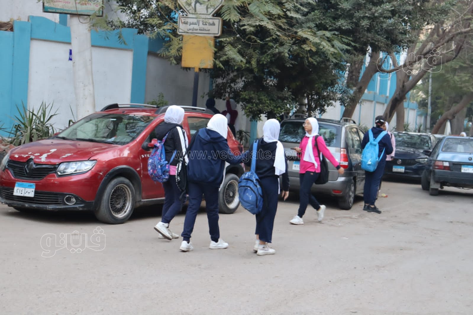  بدء توافد الطلاب علي مدارس القاهرة والجيزة (9)