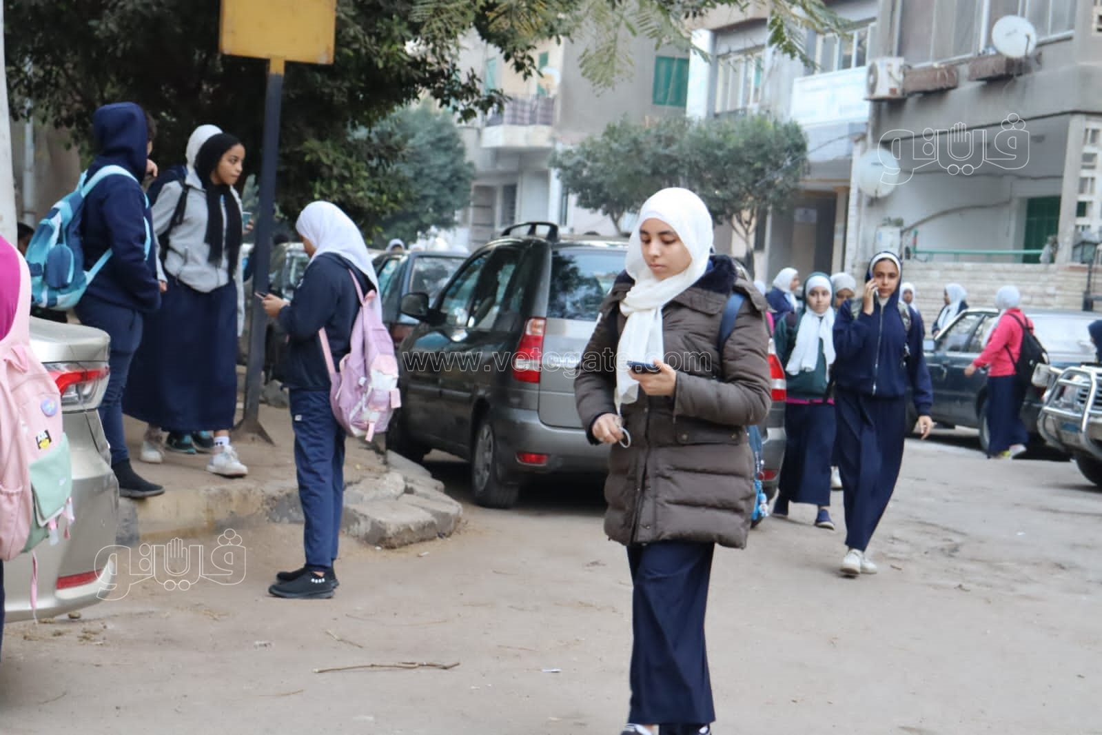  بدء توافد الطلاب علي مدارس القاهرة والجيزة (11)