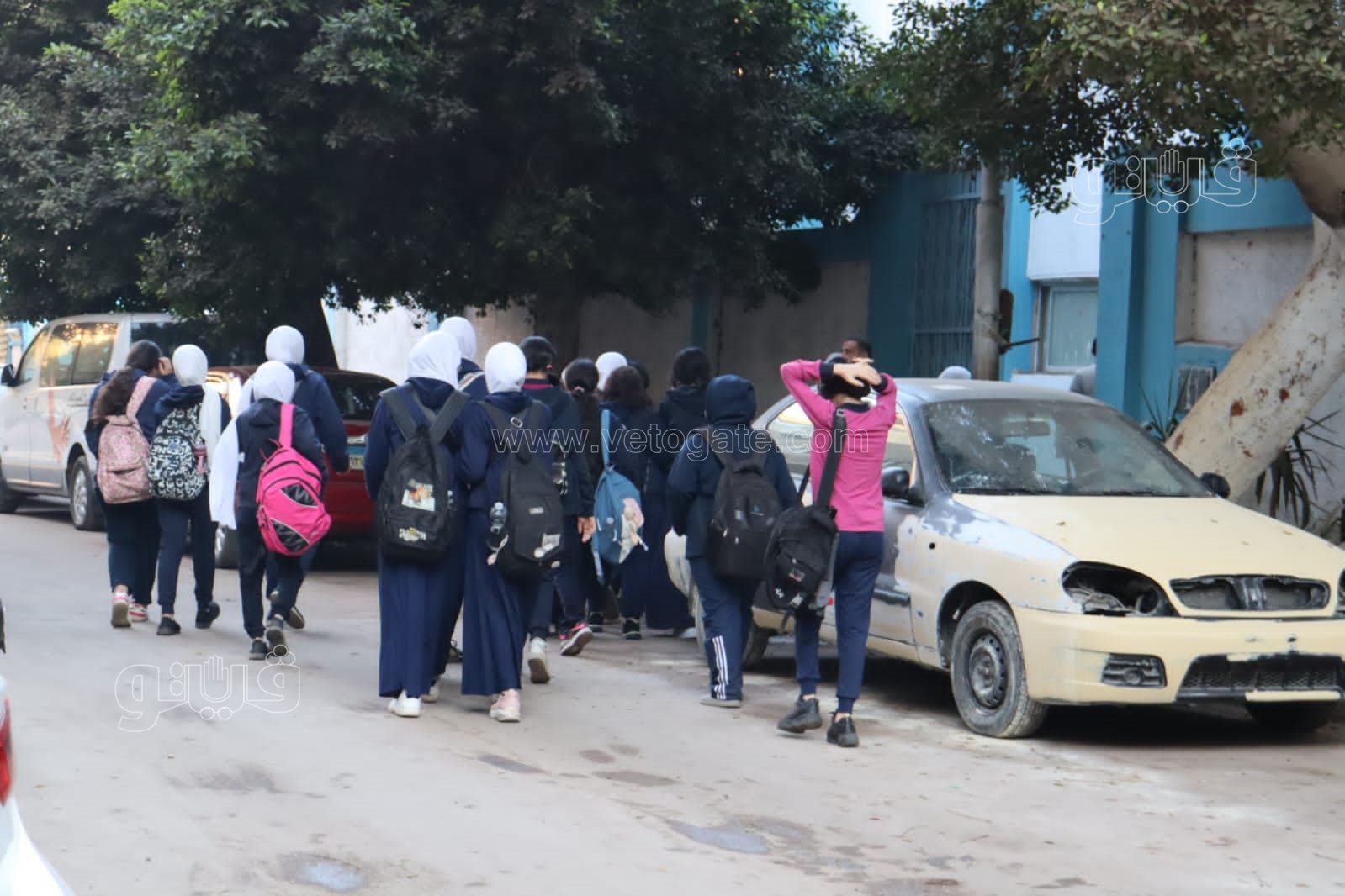  بدء توافد الطلاب علي مدارس القاهرة والجيزة (12)
