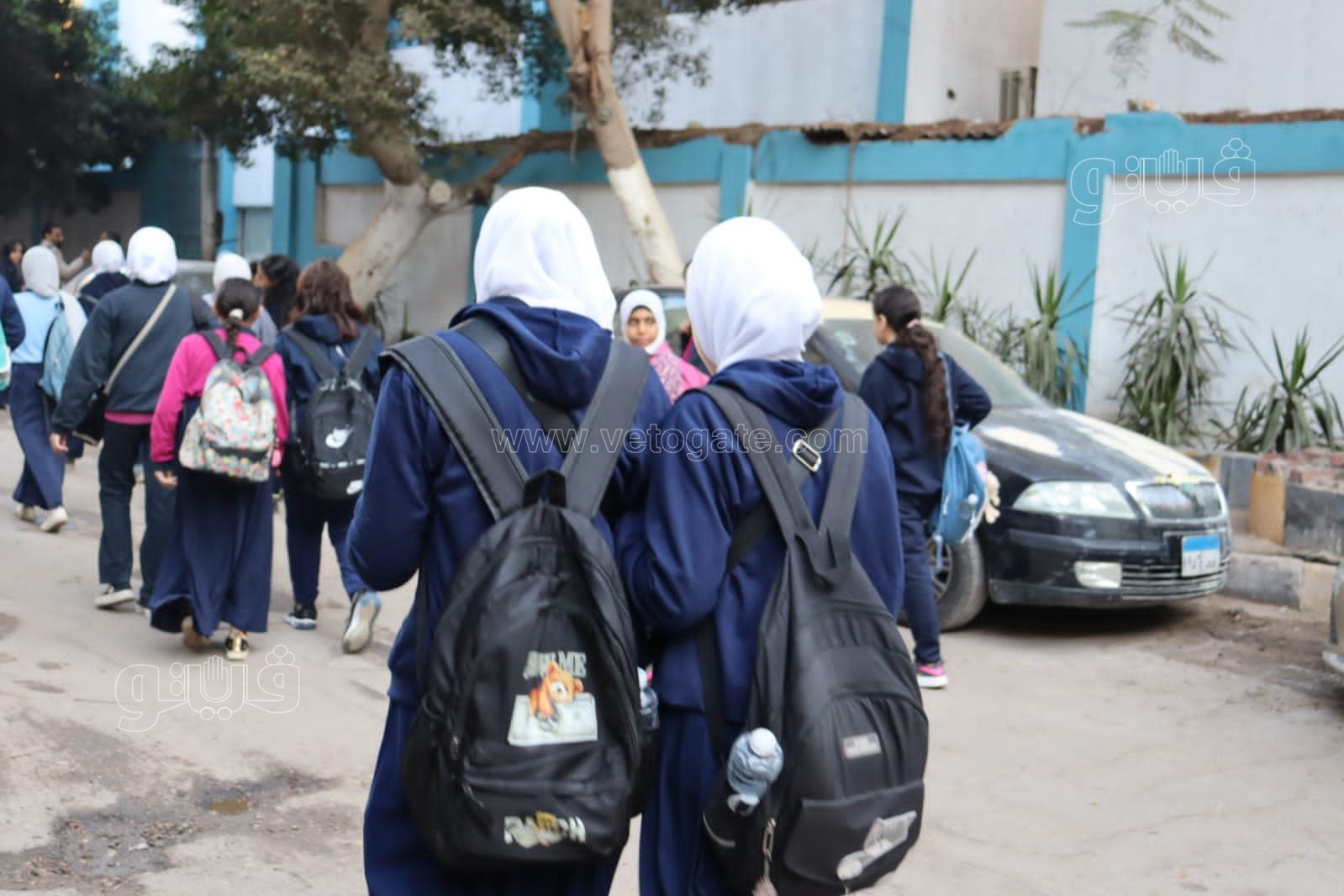  بدء توافد الطلاب علي مدارس القاهرة والجيزة (13)