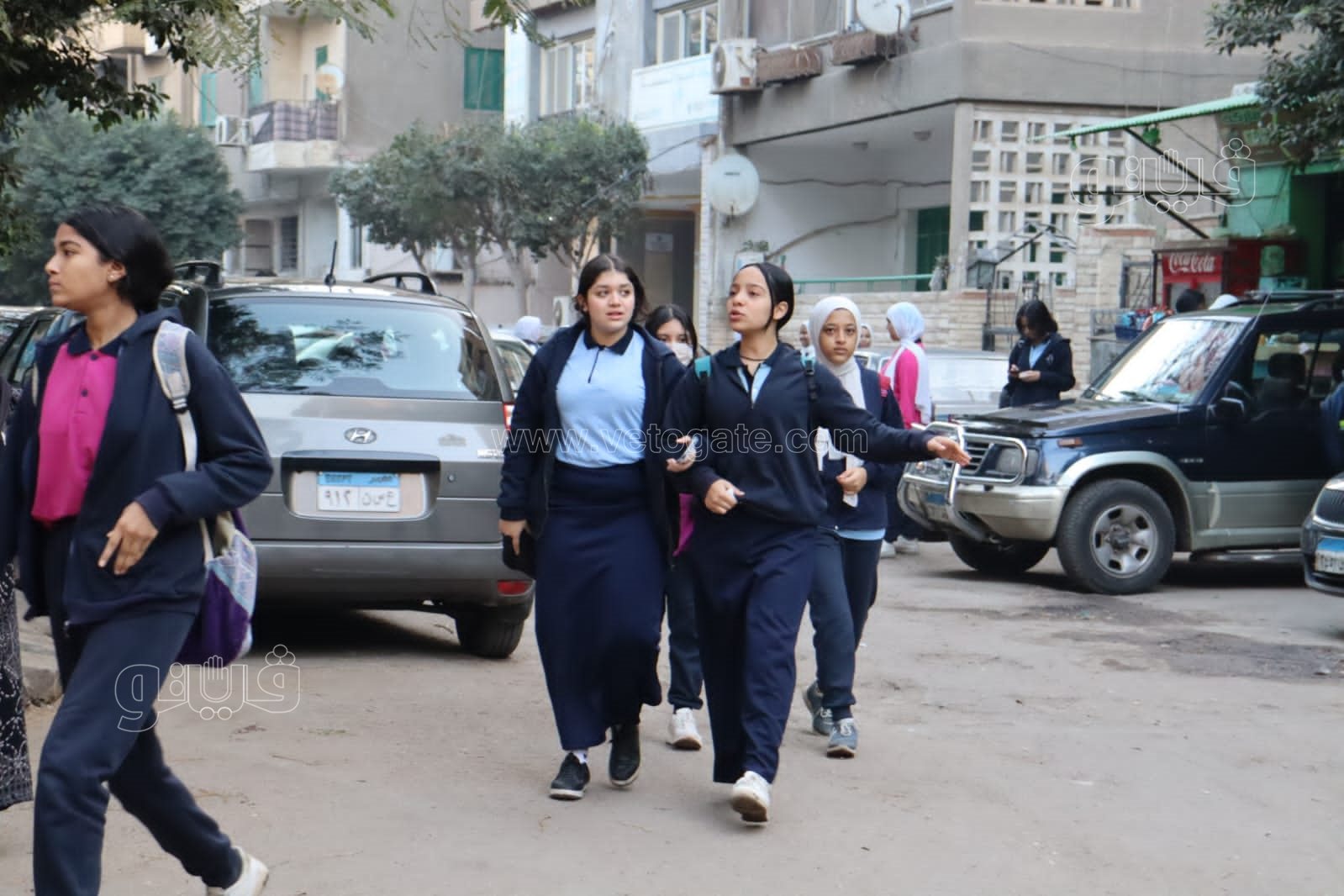  بدء توافد الطلاب علي مدارس القاهرة والجيزة (14)