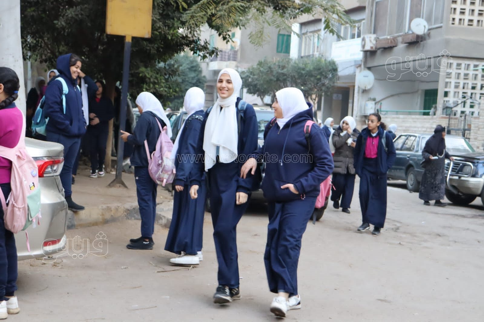  بدء توافد الطلاب علي مدارس القاهرة والجيزة (15)