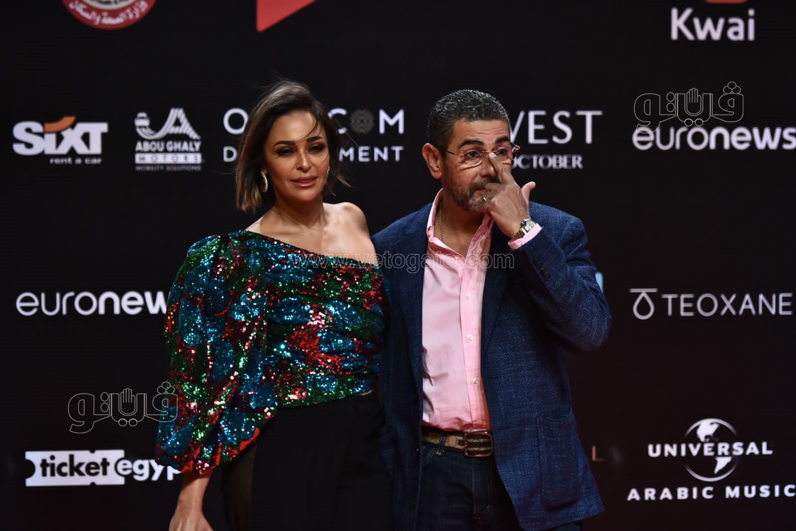 داليا البحيري تحرص على حضور فيلم ريش Feathers  (1)