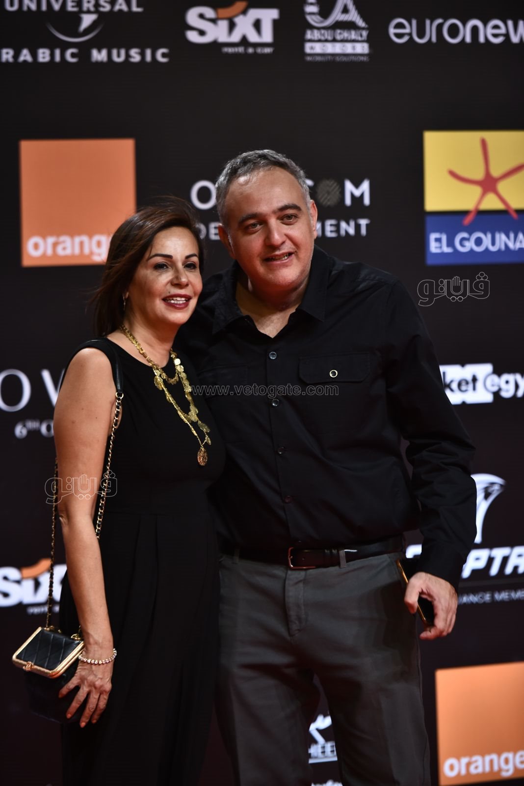 فنانات تألقن بالأسود في رابع أيام مهرجان الجونة (7)