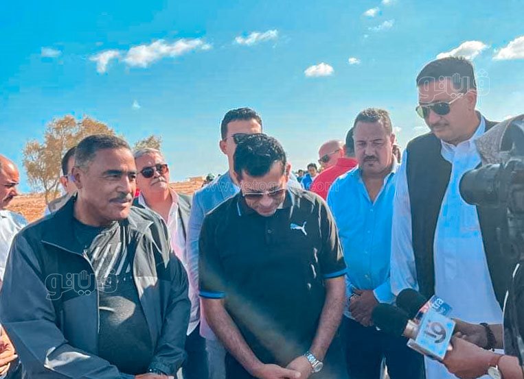 وزير الشباب والرياضة ومحافظ مطروح يشاركا بمارثون دراجات-5