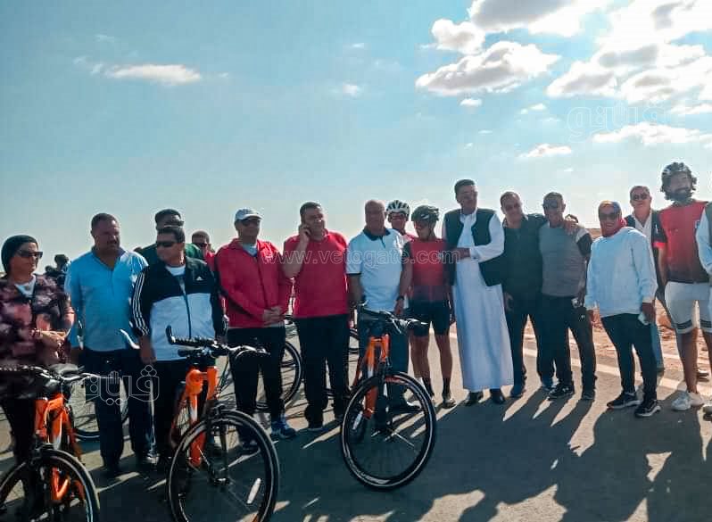 وزير الشباب والرياضة ومحافظ مطروح يشاركا بمارثون دراجات-8