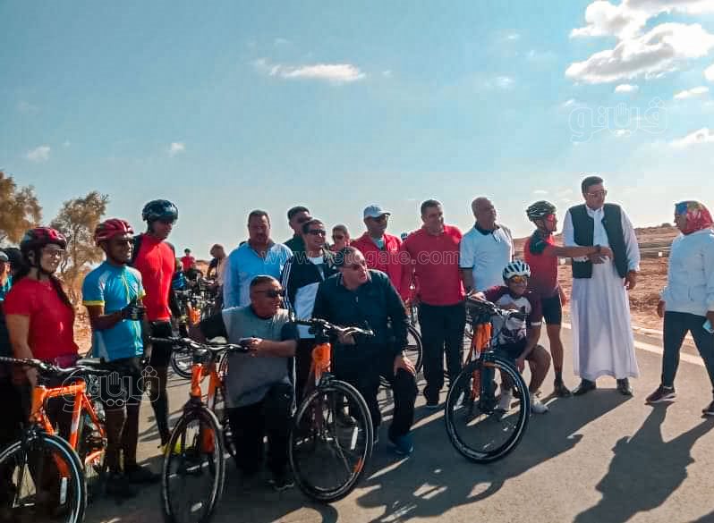 وزير الشباب والرياضة ومحافظ مطروح يشاركا بمارثون دراجات-10
