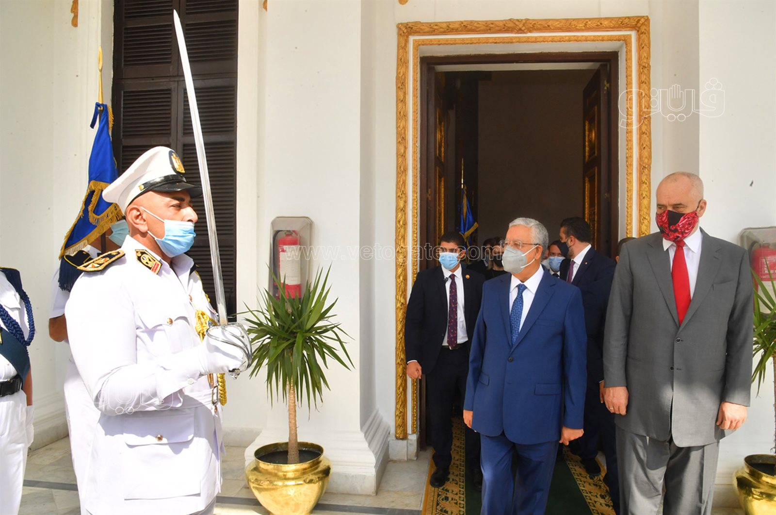 تفاصيل لقاء حنفي جبالي ورئيس وزراء ألبانيا (1)