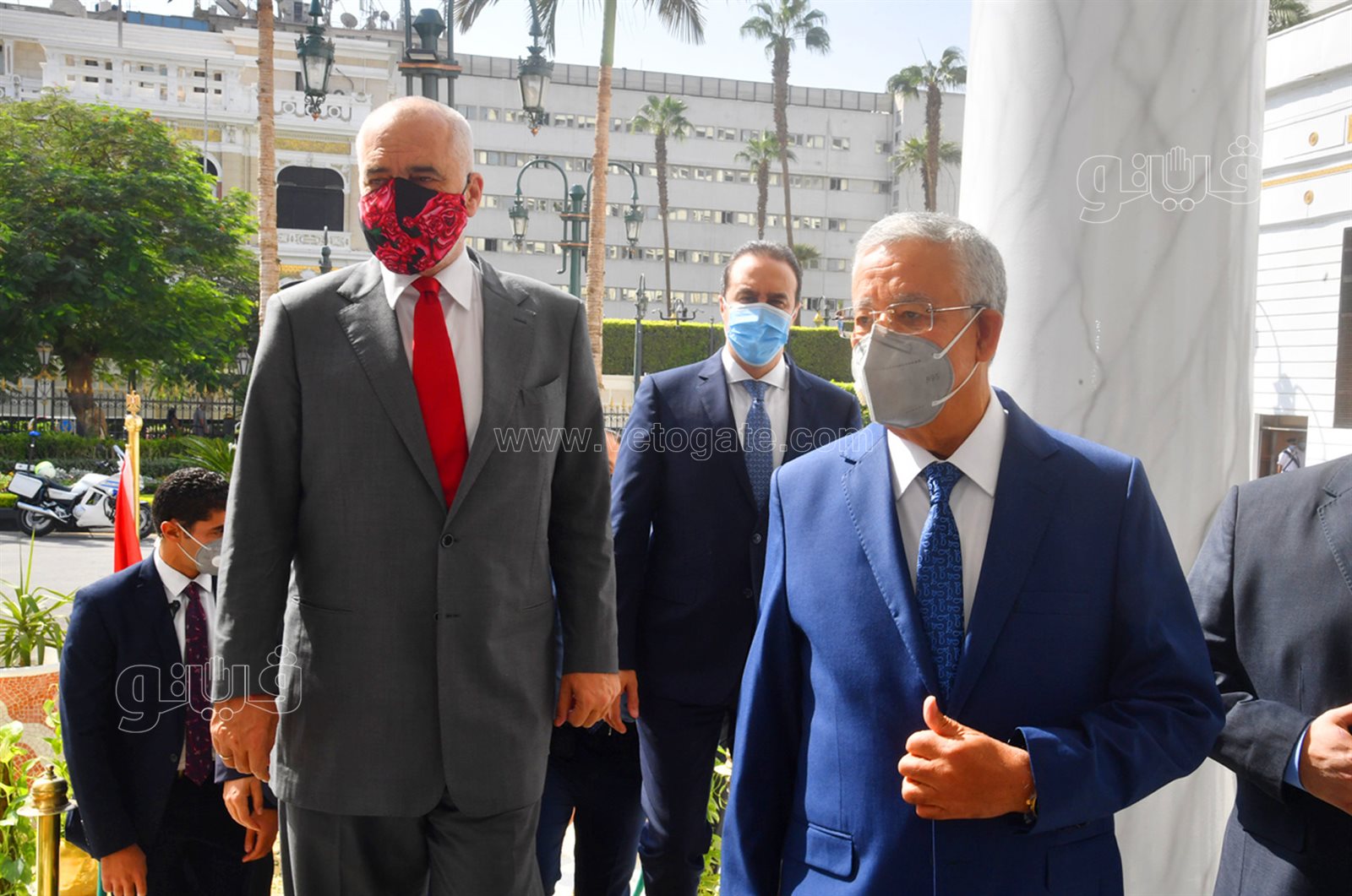 تفاصيل لقاء حنفي جبالي ورئيس وزراء ألبانيا (5)