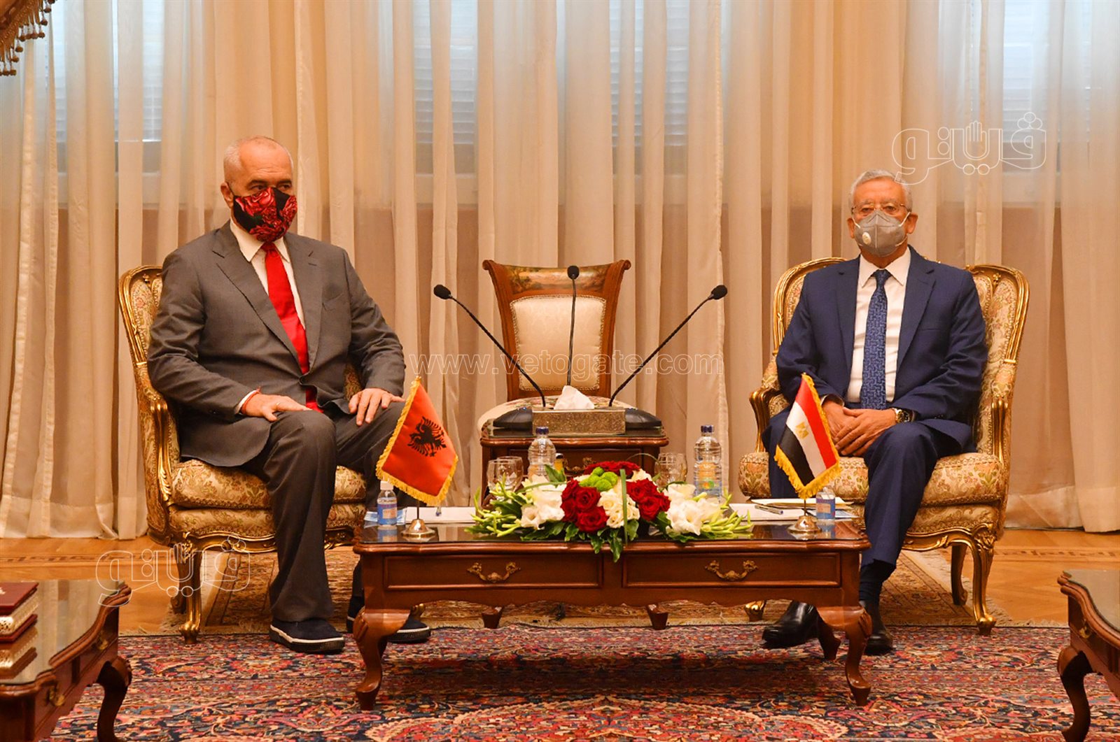 تفاصيل لقاء حنفي جبالي ورئيس وزراء ألبانيا (6)