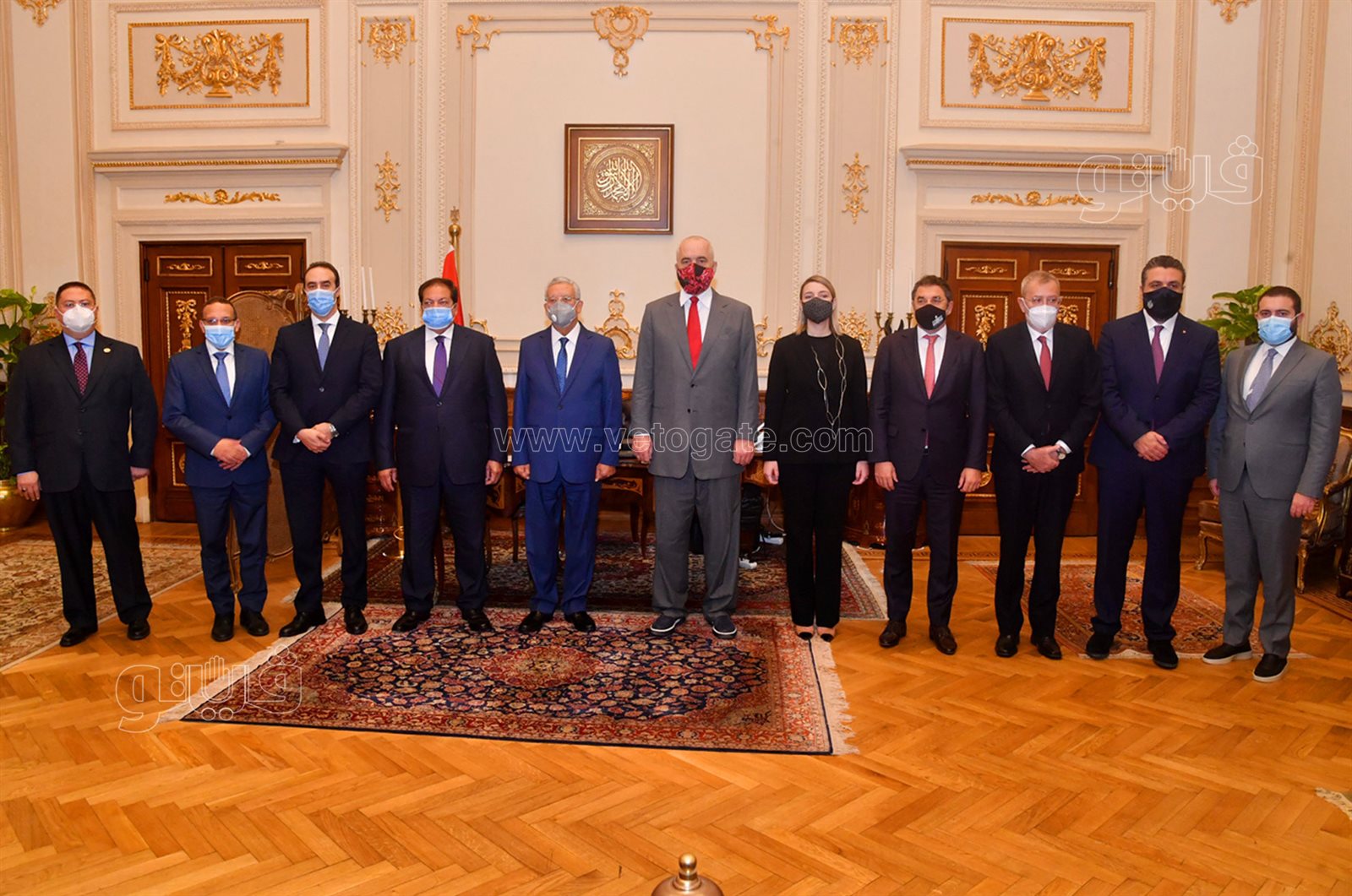 تفاصيل لقاء حنفي جبالي ورئيس وزراء ألبانيا (9)