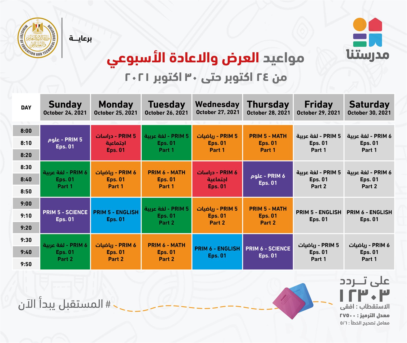 Table Final 24 October to 30 October