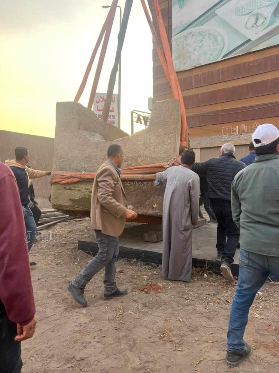 نقل تابوت بنها الاثري (1)