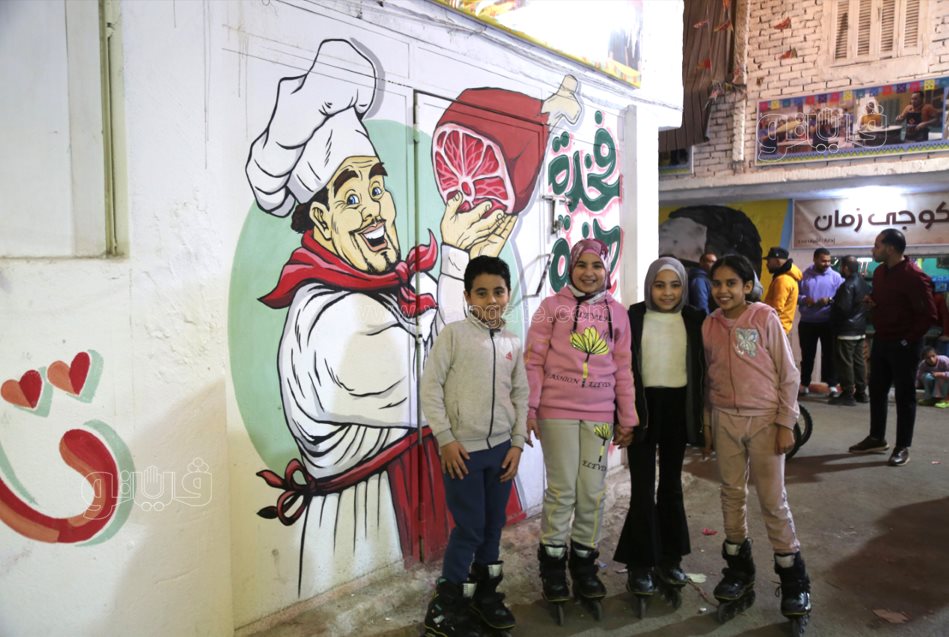 تجهيزات أطول مائدة إفطار جماعي في المطرية (10)