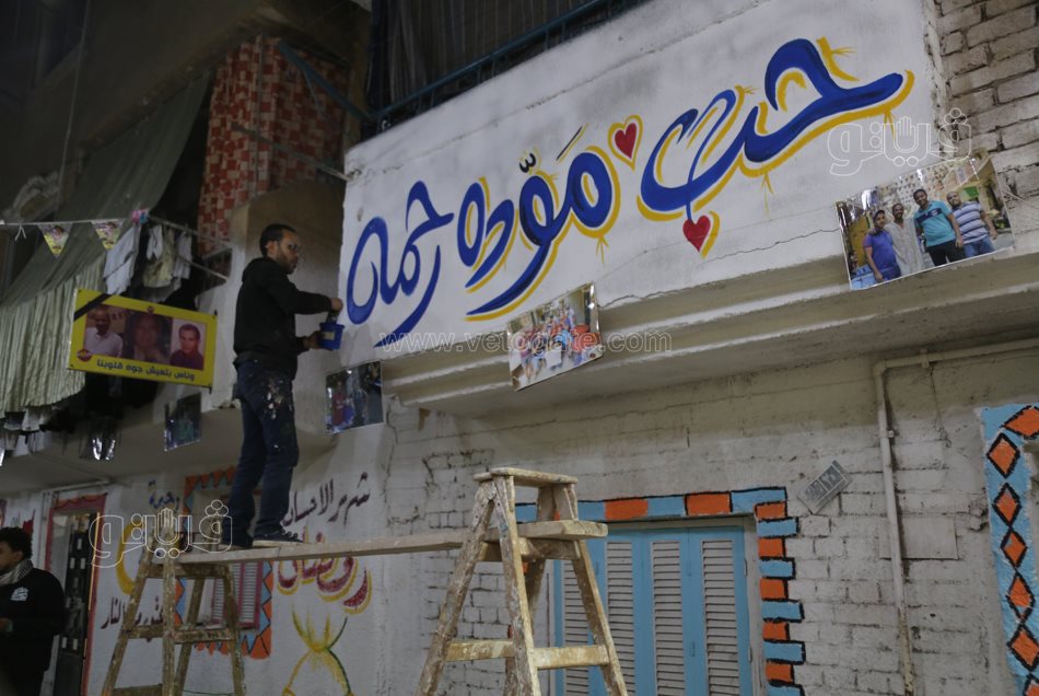 تجهيزات أطول مائدة إفطار جماعي في المطرية (19)