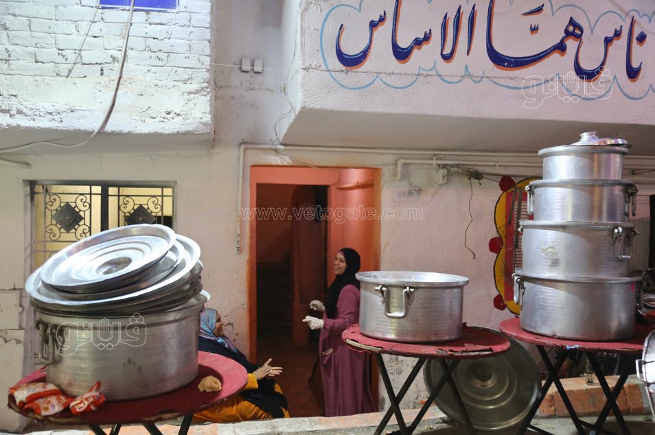 تجهيزات أطول مائدة إفطار جماعي في المطرية (21)