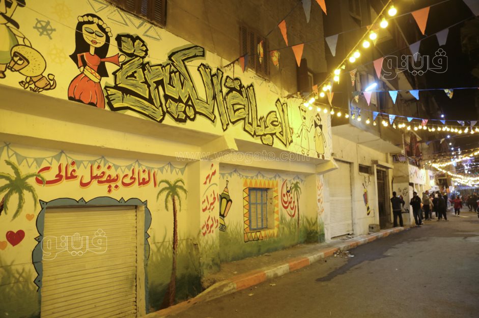 تجهيزات أطول مائدة إفطار جماعي في المطرية (28)