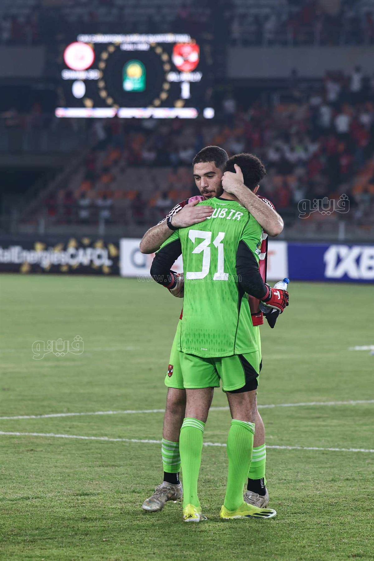  أجواء فوز الأهلي بملعب بنجامين مكابا (4)