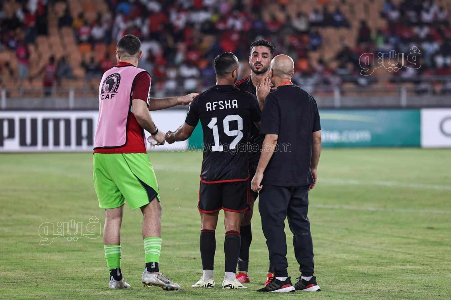  أجواء فوز الأهلي بملعب بنجامين مكابا (6)