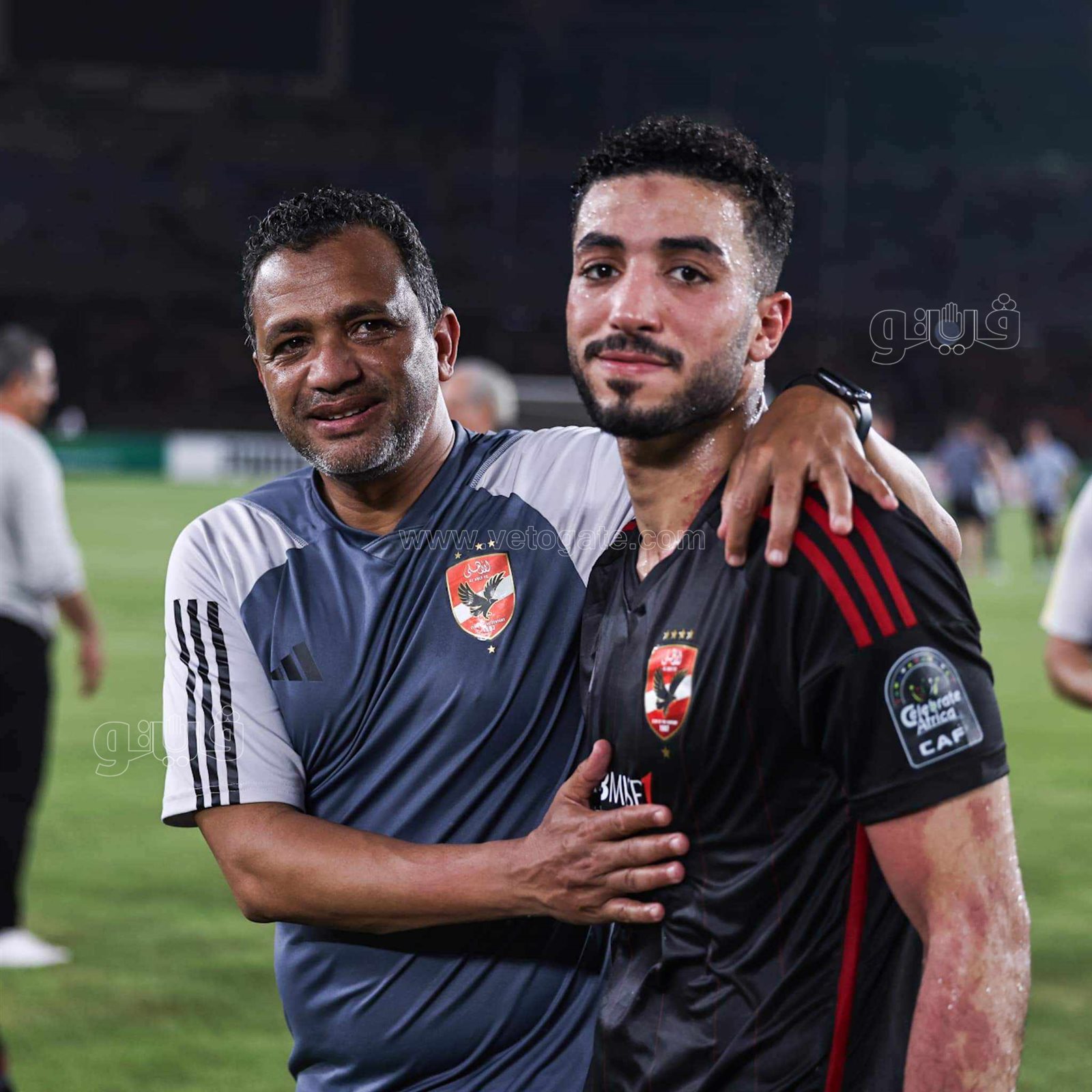  أجواء فوز الأهلي بملعب بنجامين مكابا (7)