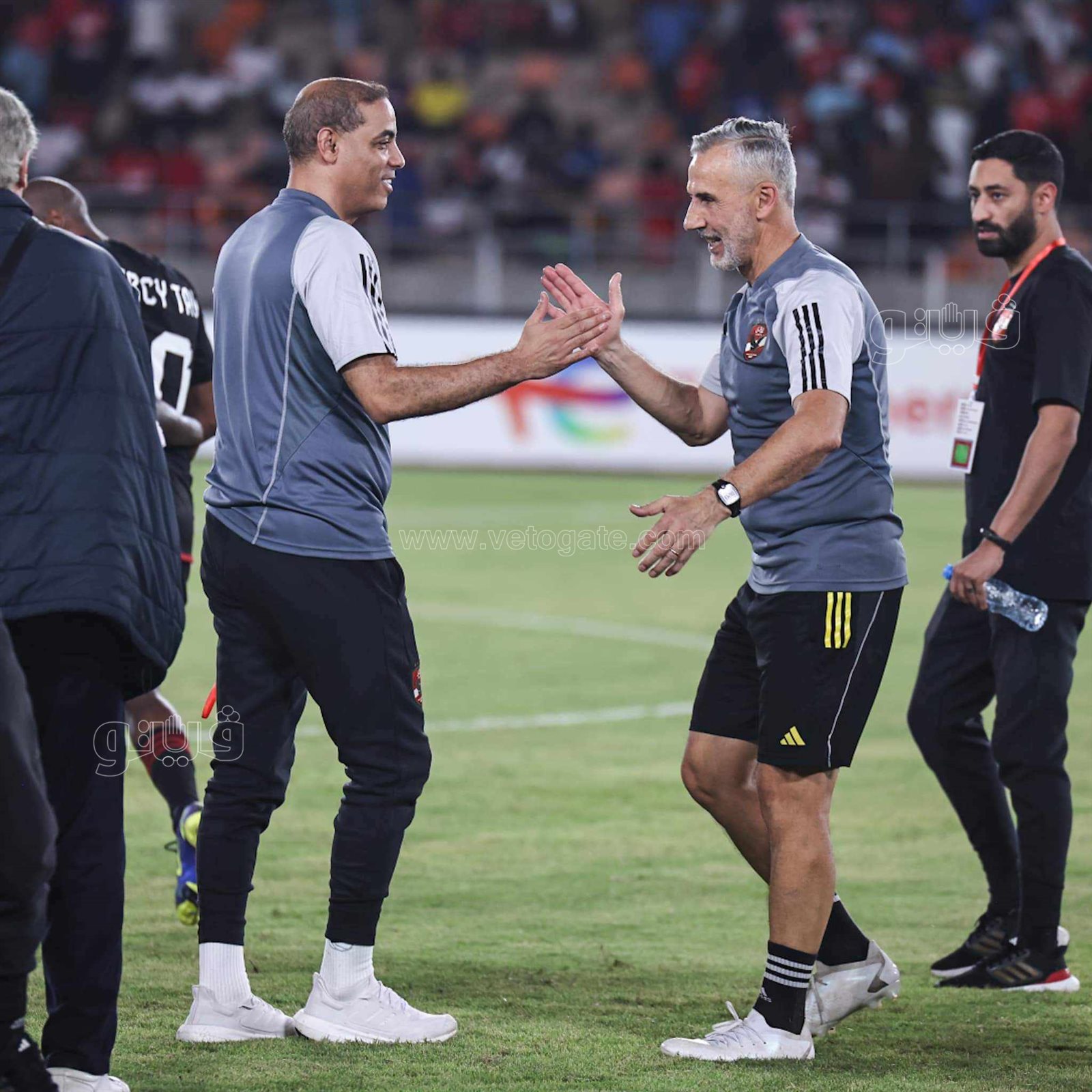  أجواء فوز الأهلي بملعب بنجامين مكابا (8)