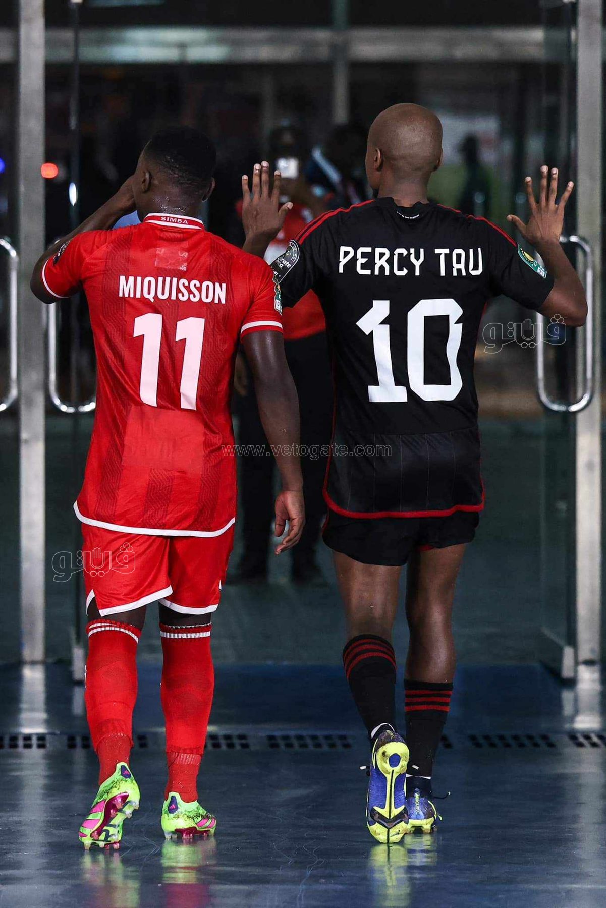  أجواء فوز الأهلي بملعب بنجامين مكابا (17)