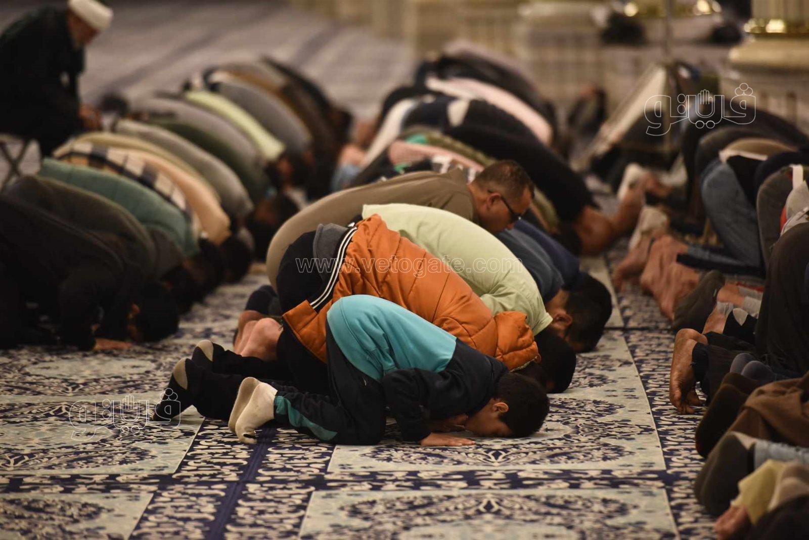 حضور مميز للأطفال في صلاة التهجد بمسجد سيدنا الحسين (4)