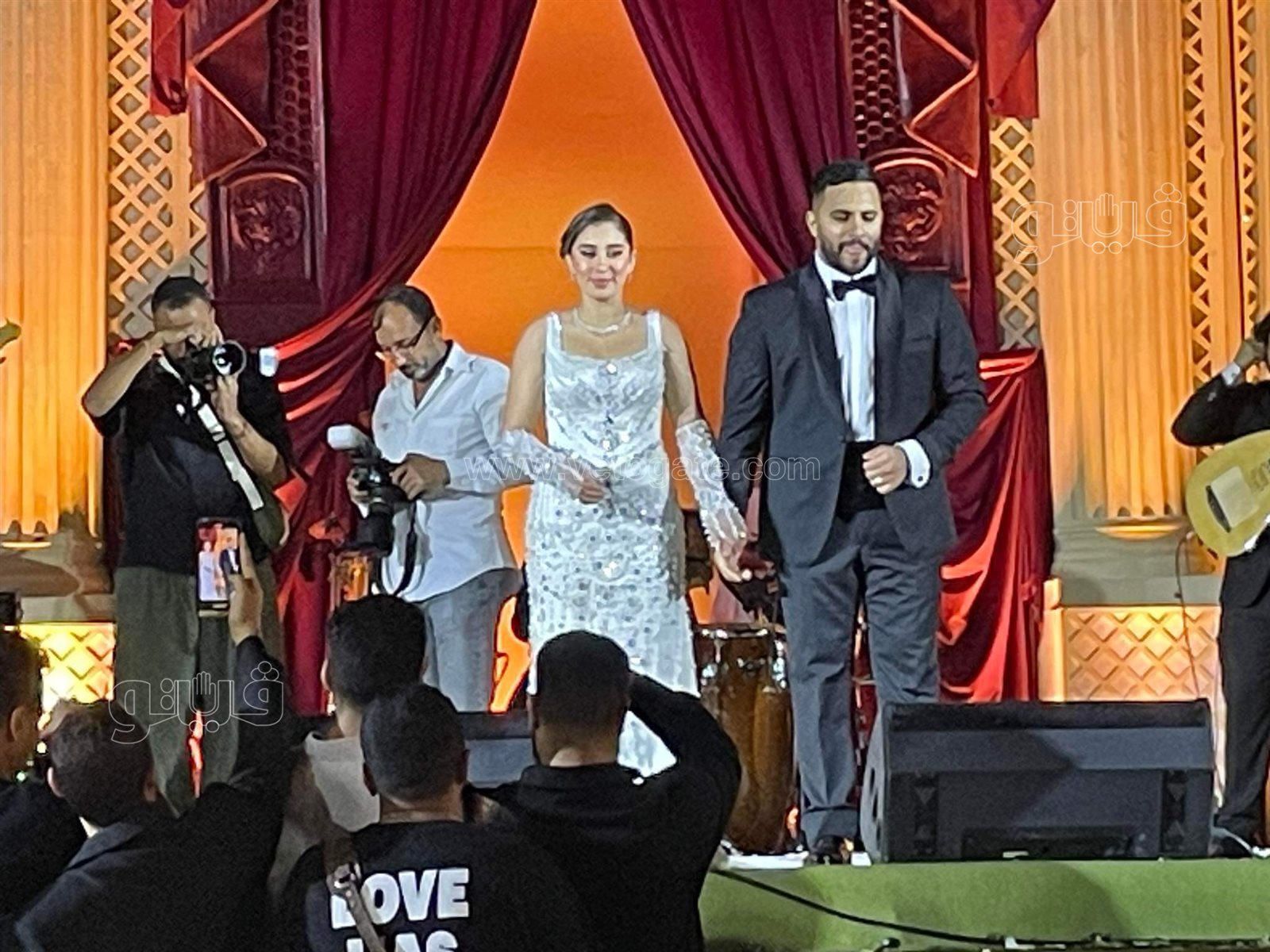 نجوم الفن والرياضة في حفل زفاف نجل محمد فؤاد (4)
