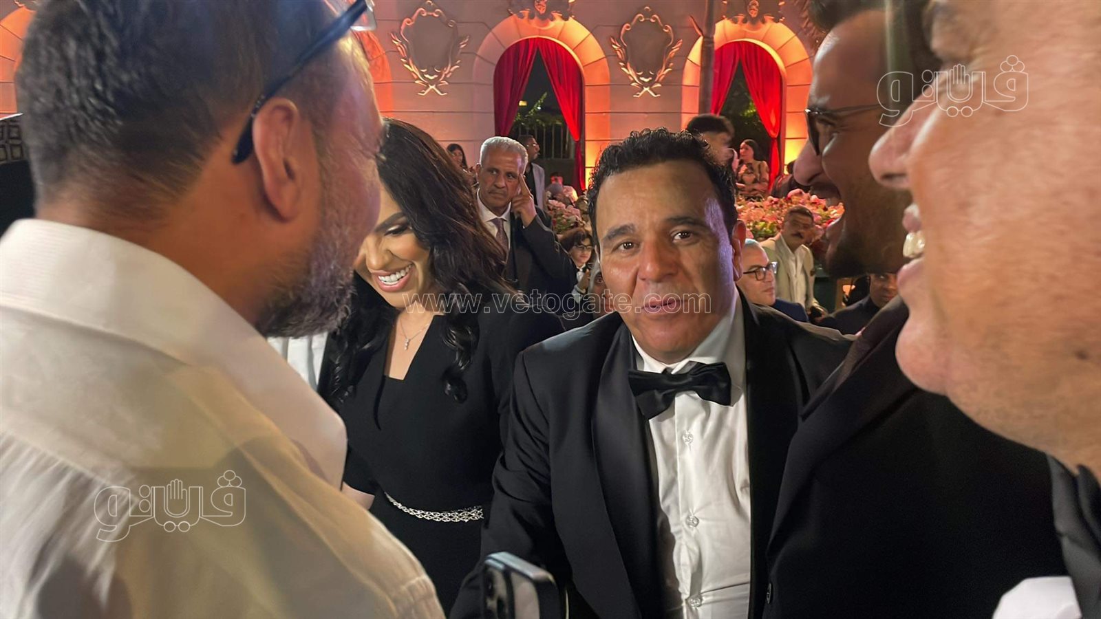 نجوم الفن والرياضة في حفل زفاف نجل محمد فؤاد (12)