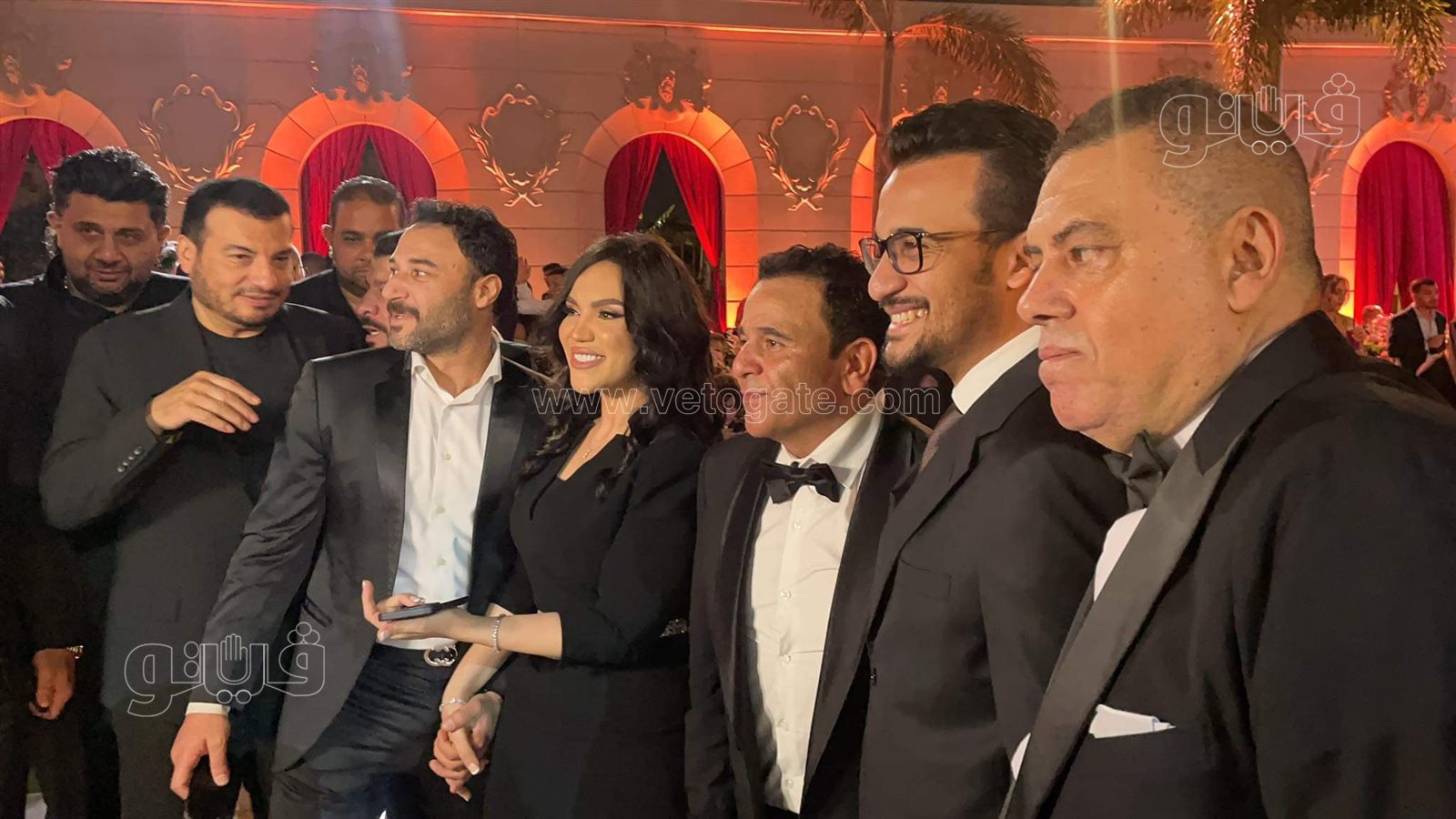 نجوم الفن والرياضة في حفل زفاف نجل محمد فؤاد (15)