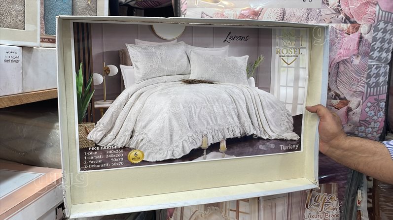 أسعار المفارش وأطقم السرير بالأسواق (22)