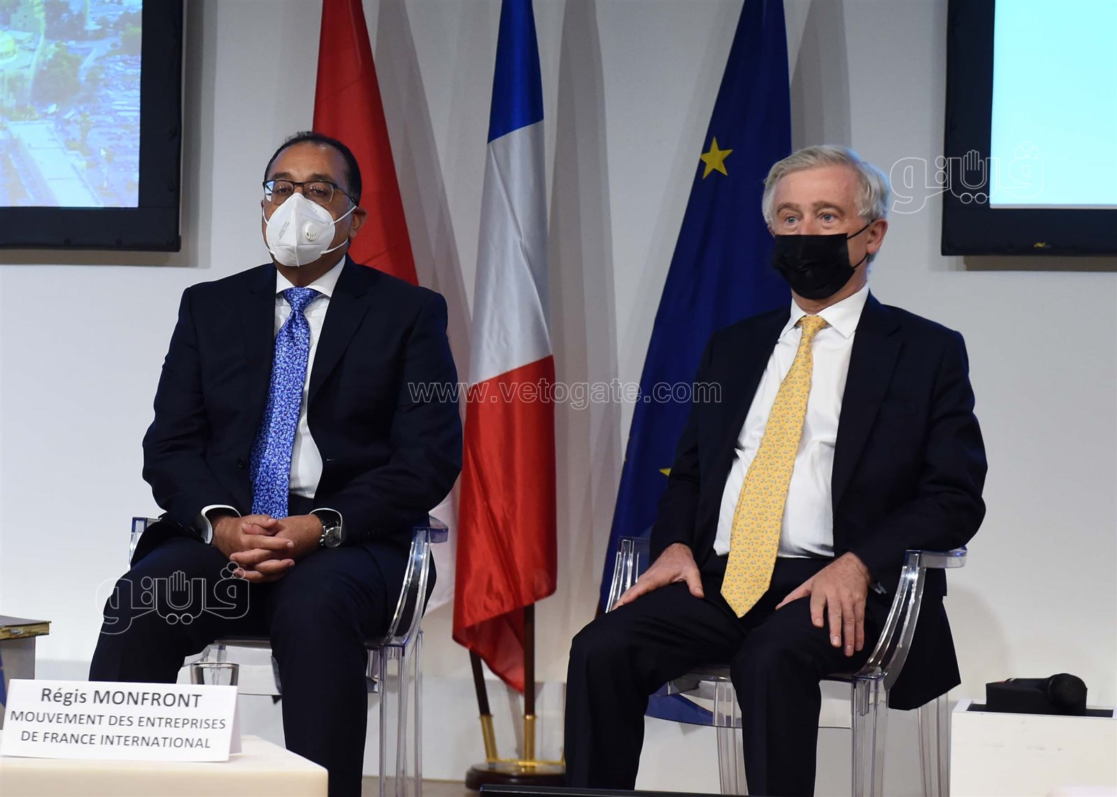 رؤساء وممثلى مجموعة من كبرى الشركات الفرنسية (2)