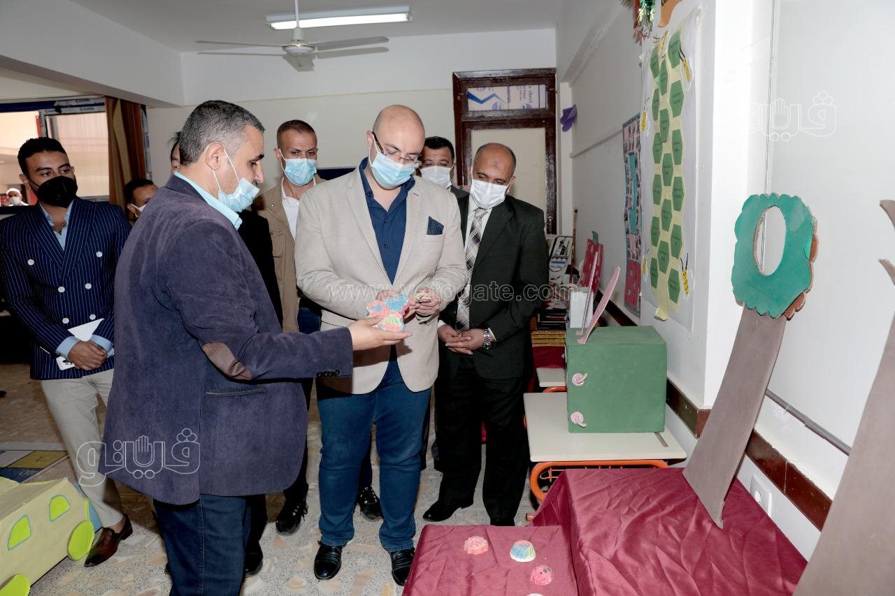 محافظ بني سويف يزور المدرسة اليابانية (1)