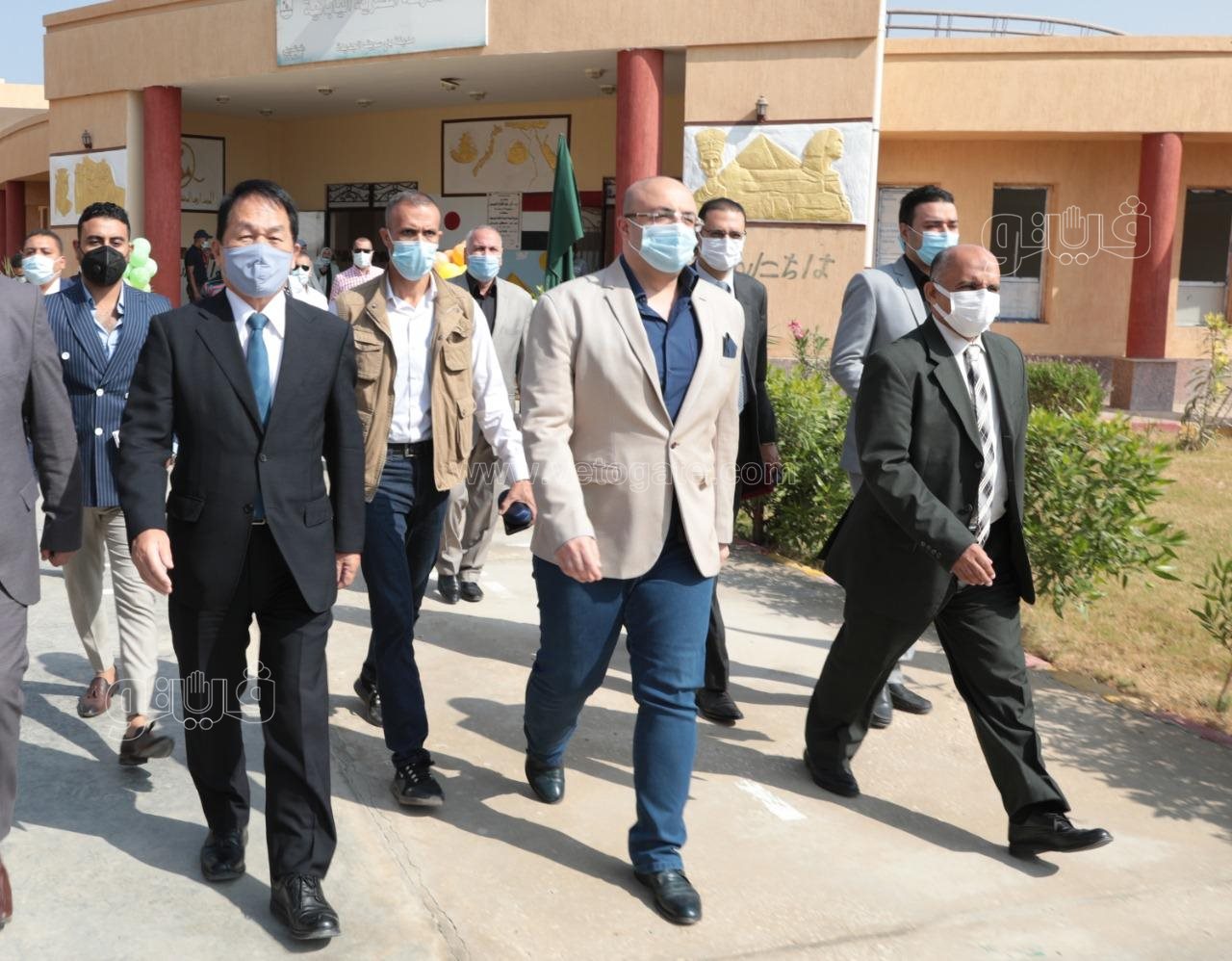 محافظ بني سويف يزور المدرسة اليابانية (4)