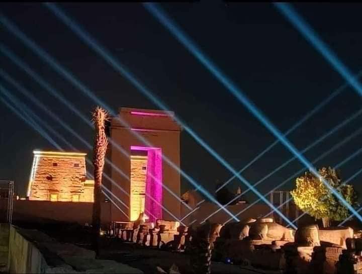 رصد آخر استعدادات معابد الأقصر لاحتفالية طريق الكباش (7)