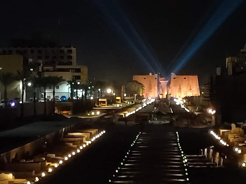 رصد آخر استعدادات معابد الأقصر لاحتفالية طريق الكباش (1)