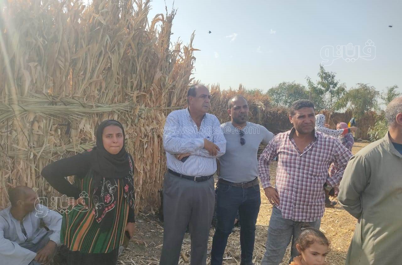 السيطرة على حريق ببني سويف (2)