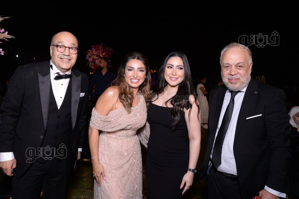  نجوم الفن بزفاف دينا حجاج عبدالعظيم (18)