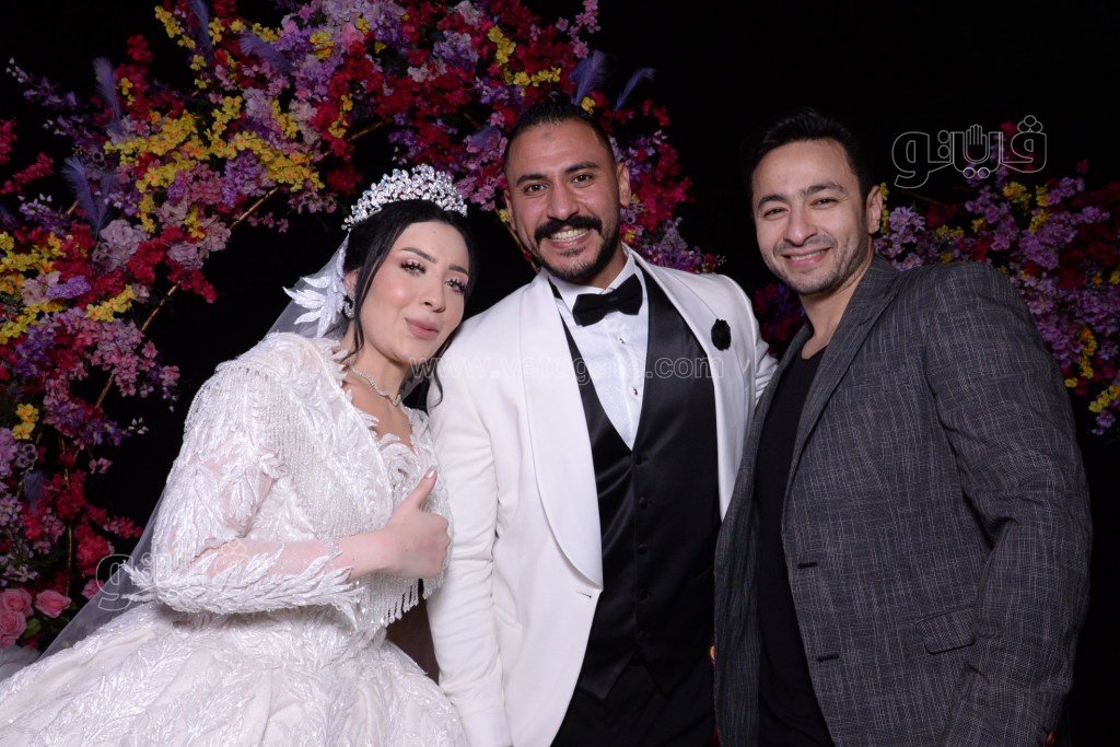  نجوم الفن بزفاف دينا حجاج عبدالعظيم (41)
