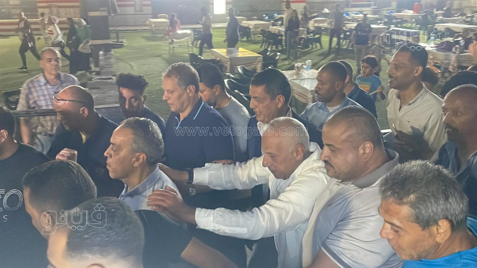 استقبال حافل ل حسين لبيب فور وصوله نادي الزمالك (1)