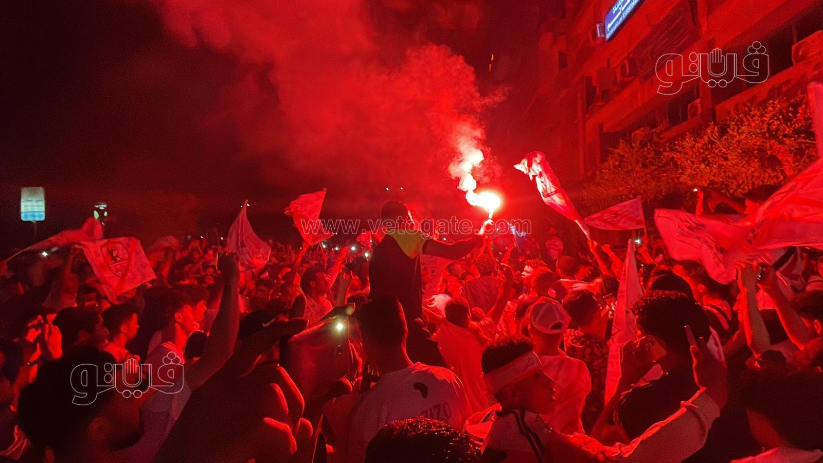 احتفالات جماهير الزمالك (4)