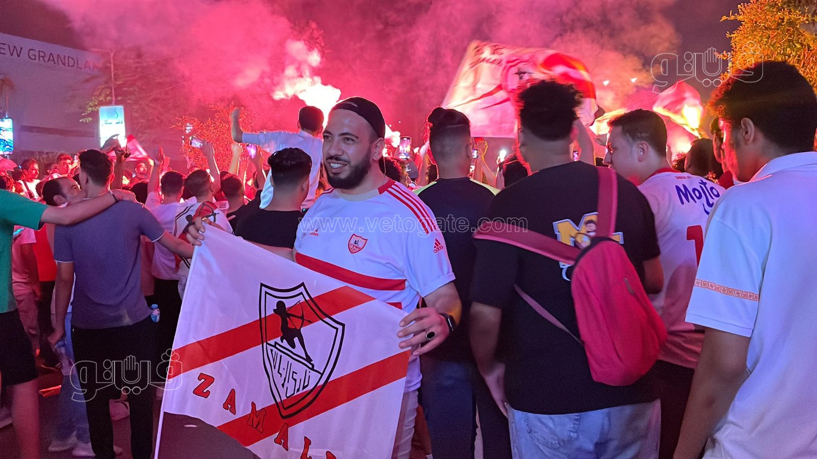 احتفالات جماهير الزمالك (7)