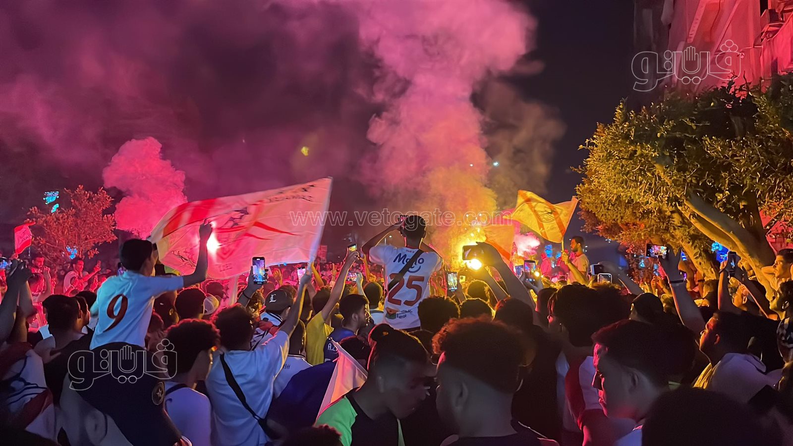 احتفالات جماهير الزمالك (9)