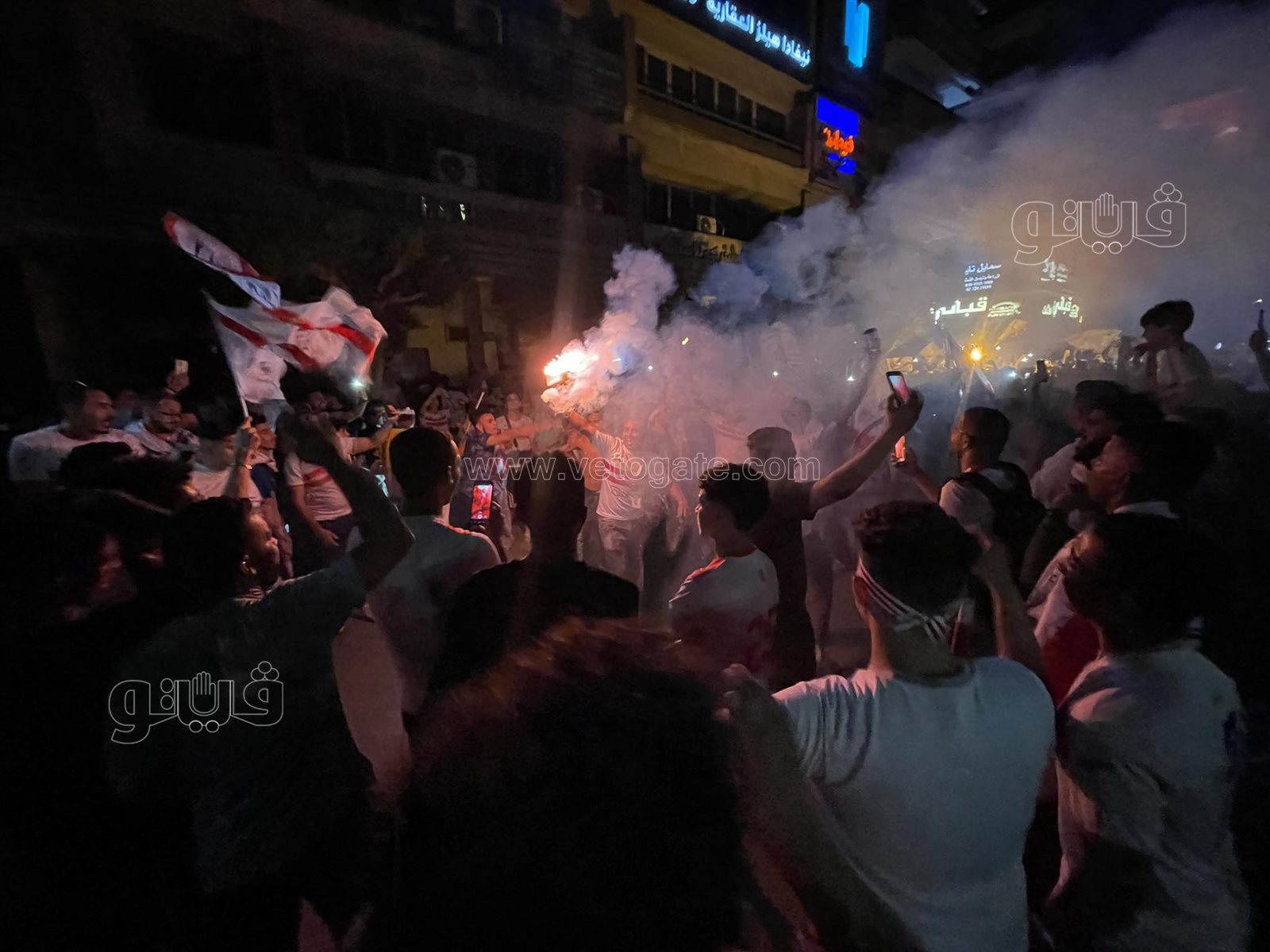 احتفالات جماهير الزمالك (12)