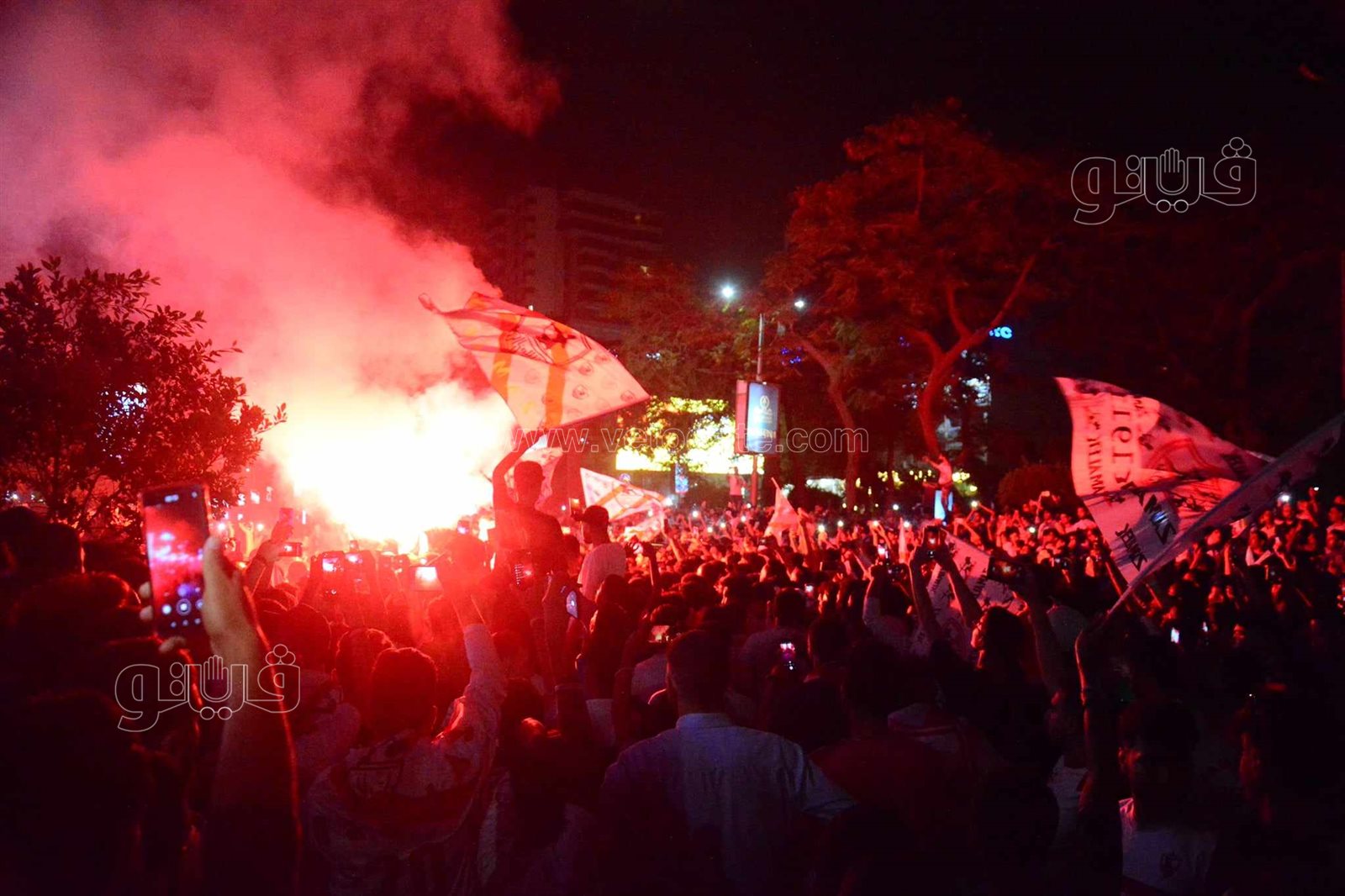 احتفالات جماهير الزمالك (13)