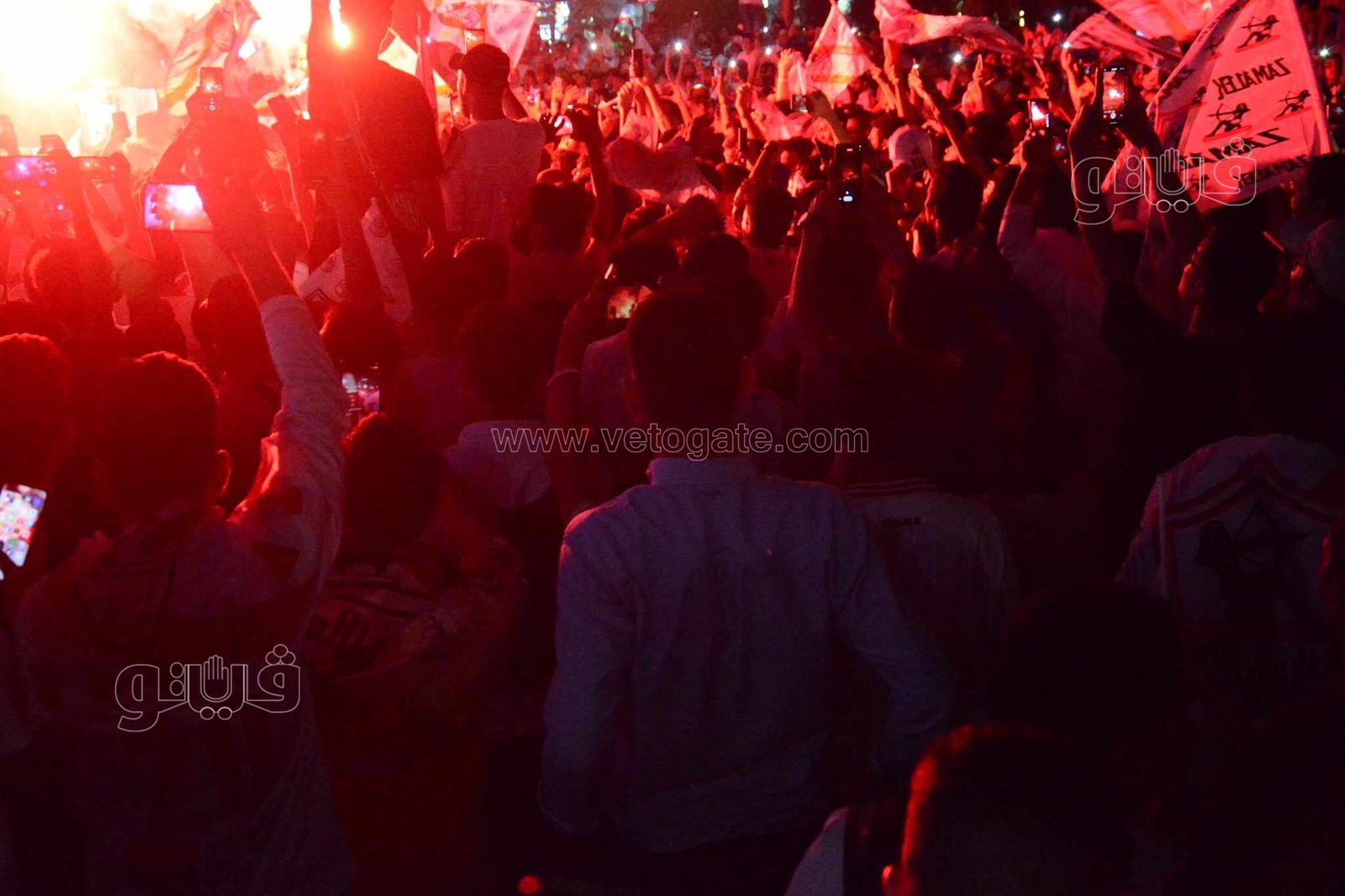 احتفالات جماهير الزمالك (14)