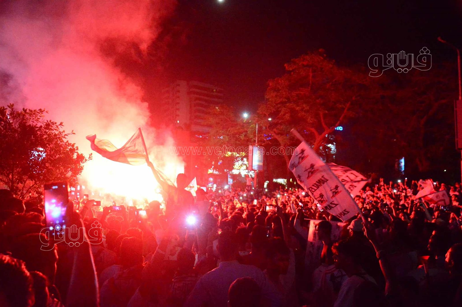 احتفالات جماهير الزمالك (15)