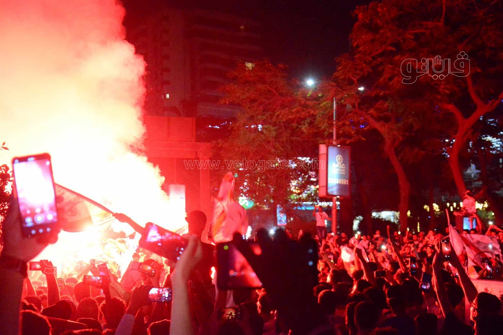 احتفالات جماهير الزمالك (16)